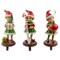 Northlight Set of 3 Christmas Elves Stocking Holders 8.5"